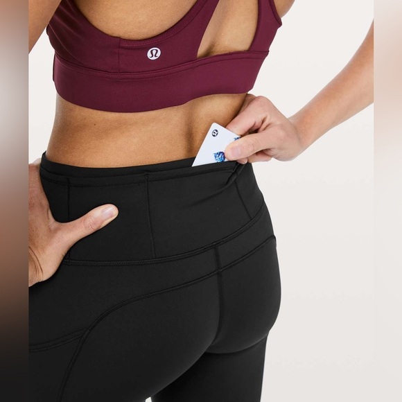 Lululemon Fast & Free 7/8 Tight II *Non-Reflective Nulux 25" - Picture 3 of 13